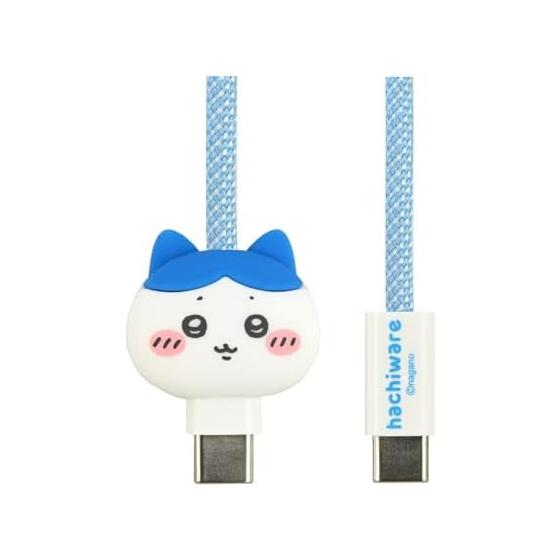 Gourmandies Chikawa PD60W Compatible USB2.0 Type-C Mascot Magnet Cable Hachiware CK-108B