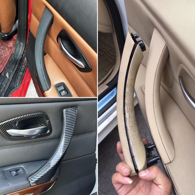 6PCS Full Set LHD RHD Passenger Interior Door Pull Handle Cover Trim For BMW 3 Series E90 E91 E92 316 318 320 325 328i 2004-2012