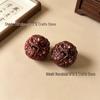 Cypress Wood Lion Head Pixiu Hand Massage Ball for Seniors