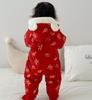 Mai Enmi'er 220g Cotton Baby New Year Jumpsuit - Autumn/Winter Thickened Red Outfit Class A Outerwear