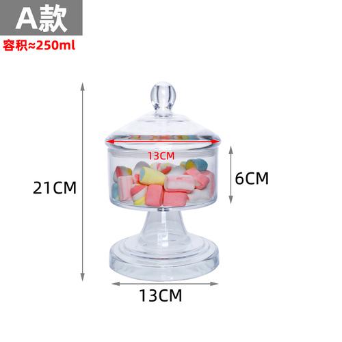 

Transparent Acrylic Candy Can Kitchen Seasoning Candy Nut Snack Storage Can Plastic Organizer Home Decoration Storage Tool