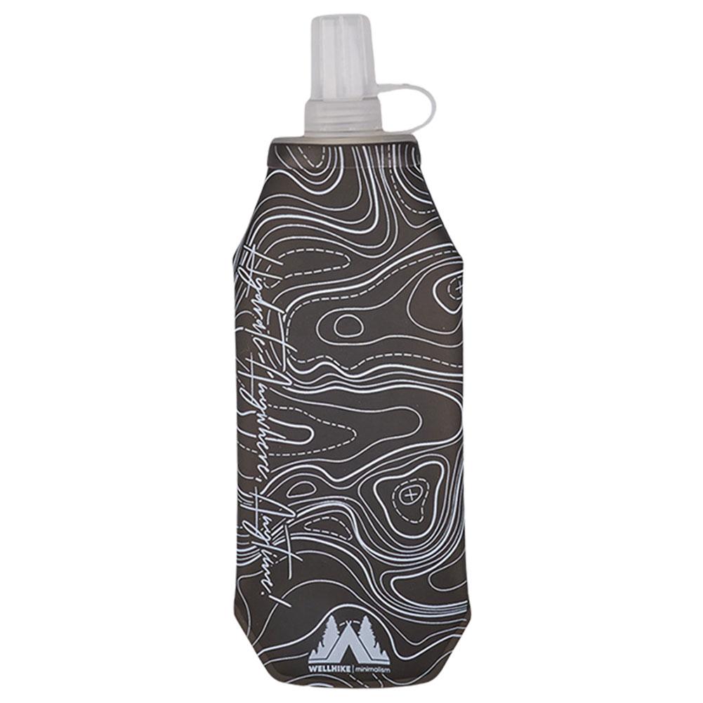 500ml Portable Soft Water Bottle TPU Collapsible Hydration Bottle Folding Water Bottle for Outdoor Marathon Running
