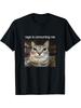 MenS  TShirt with Humorous Cat Graphic  Rage Is Consuming Me Design Casual Round Neck Short Sleeve Tee for All Seasons