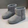 [Customized] A008 new snow boots women's short boots winter fur 2021 integrated low tube short boots thickened cotton