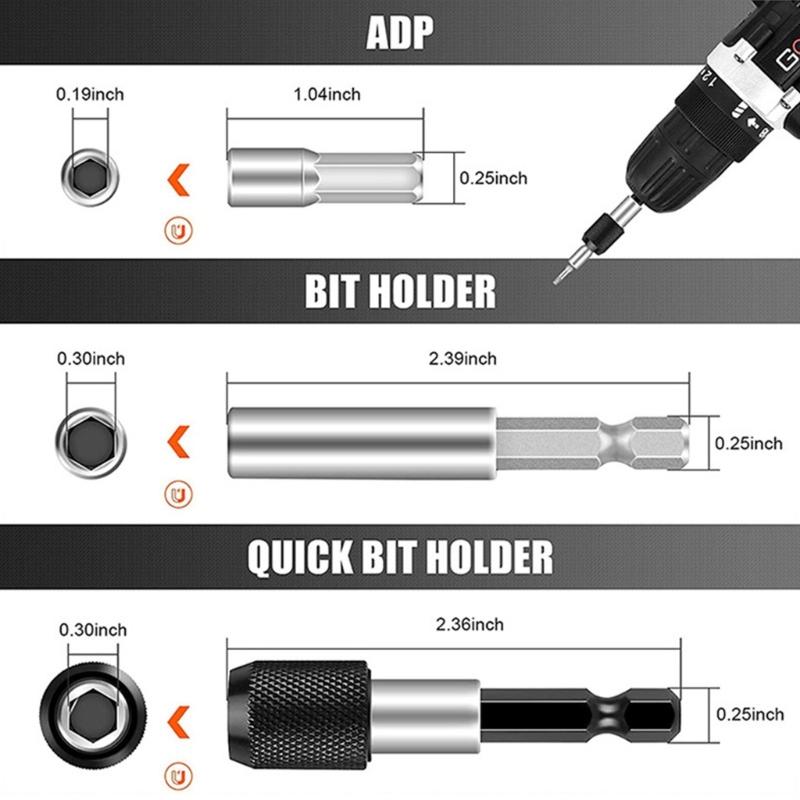 33Pcs Damaged Screw Extractor Kit Disassemble Screws Bolt Stud Slip Teeth
