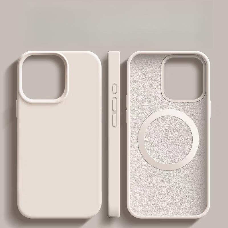 

Жидкий силикон MagSafe Магнитная адсорбция Подходит для чехла для мобильного телефона IPhone16PROMAX Apple 15 Противоударный защитный чехол iPhone 16pro