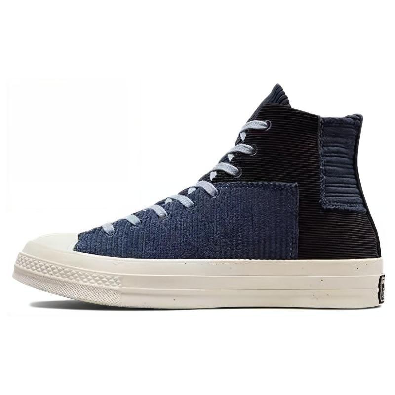 Converse Chuck 70 Chuck 70 Corduroy Comfortable High Top Espadrilles Unisex Black Blue