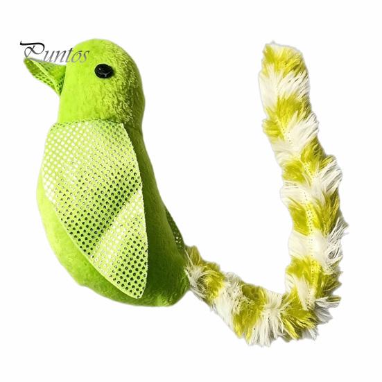 Cat Scratching And Biting Toy Simulated Bird with Built-in Bell Wing, Plush Indoor Exercise Toys for Adult Cats Long Tail Interactive Teaser, Boredom