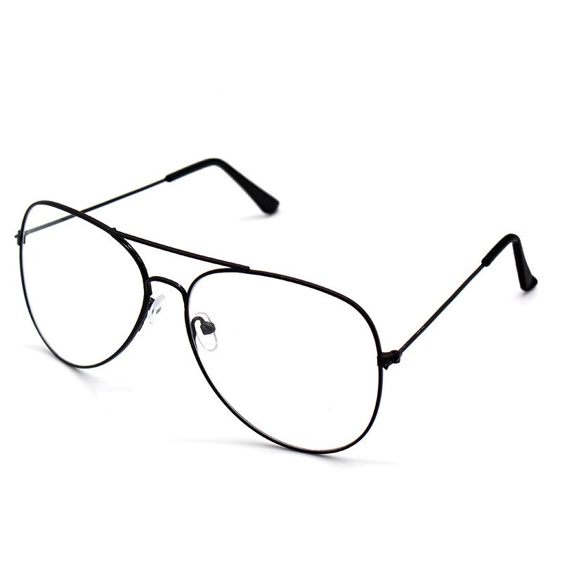 Unisex Aviator Frog Mirror Sunglasses - Multicolor Metal Frame