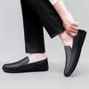 Fashion High Quality Formal Casual Mens Loafers Soft Breathable Slip on Boat Shoes Moccasins Walking Shoes Genuine Leather Men Shoes