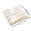 Warm Rabbit Chair Seat Non Slip Square Chair Seat Pads Thickened Winter Chair Pads Home