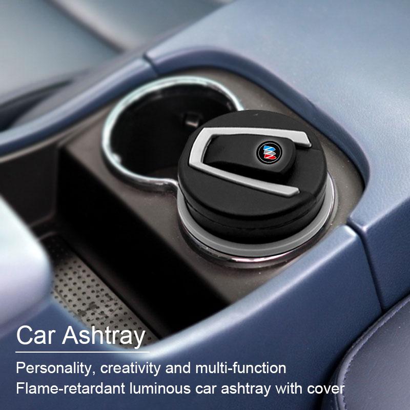 Car LED Portable Multifunctional Ashtray Car Accessories For Buick Regal Lacrosse Avenir Envision Angkola Electra Anthem Cascada Avista Riviera