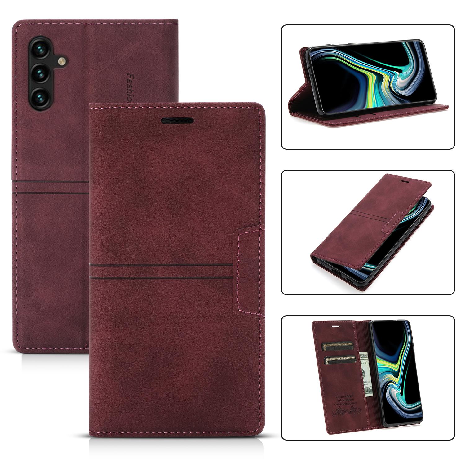 

For Samsung Galaxy S26 / S26 Pro Wallet Case Magnetic Closing Leather Phone Cover