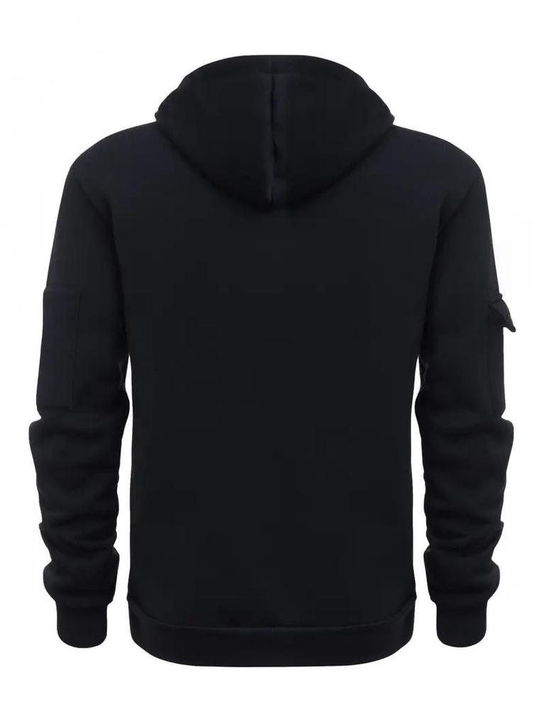 Nowy Męski Pulower z Kapturem i Długim Rękawem 2025 - Casualowy Top Sportowy na Jesień/Zimę