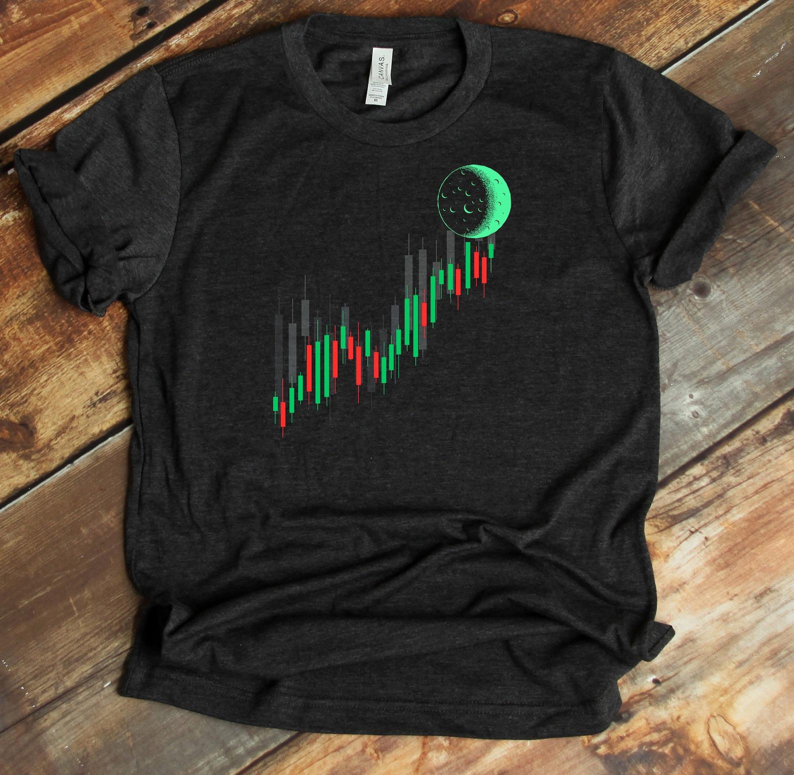 To The Moon Shirt, Gift For Trader, Crypto Trader, Cryptocurrency, Bitcoin, Moonboi Tee, Investor Shirt 3XL