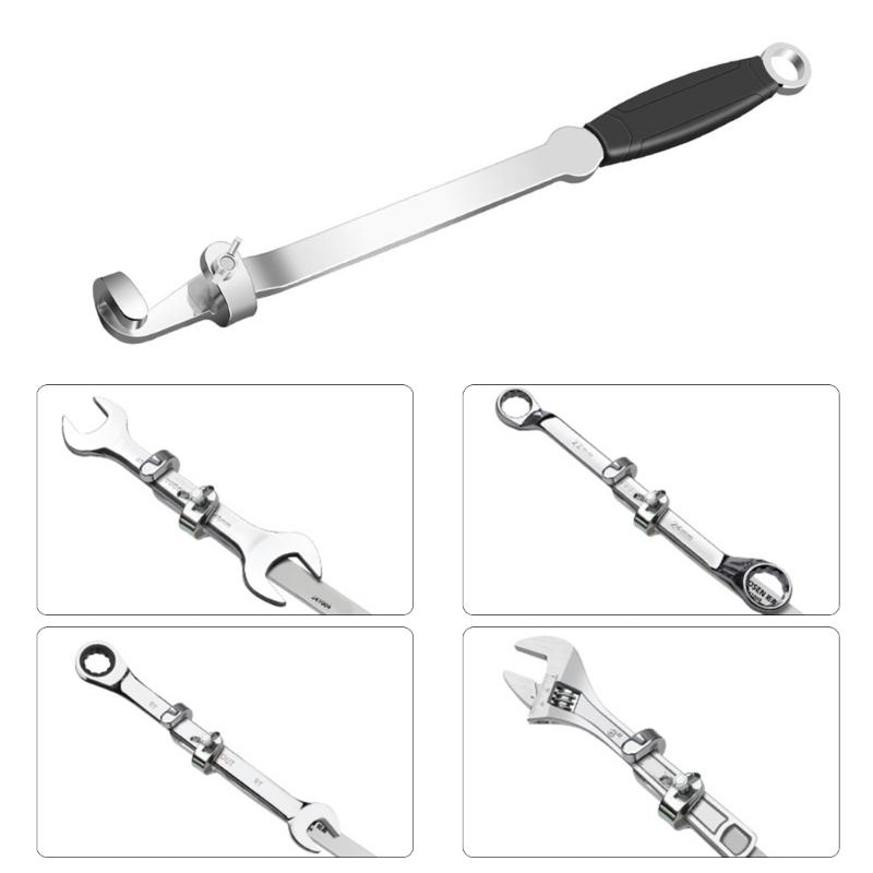 Verlängerungsstab für Schraubenschlüssel Schraubenschlüssel-Verlängerungswerkzeug Stange Drehmomentadapter für erhöhtes Drehmoment bei Fahrzeugwartung und Maschinen