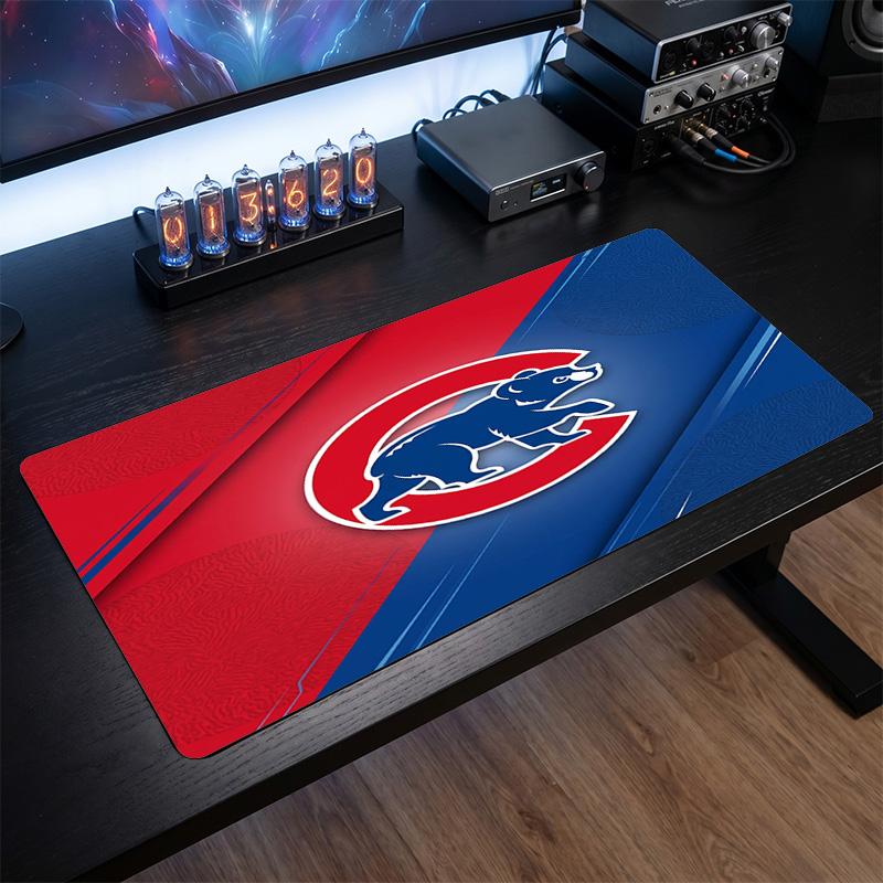 Chicago Cubs Pattern Mousepad Anti?Slip Rubber Desk Pad For Gaming Working Desktop Decoration