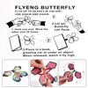 1-30PCS Random Magic Flying Butterfly In The Book Rubber Band Wind Up Toy Internet Celebrity Butterfly Simulation Party Gift