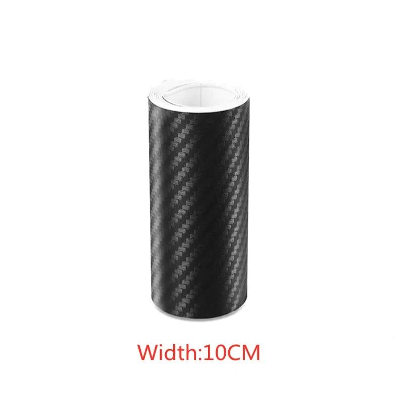 Nano Carbon Fiber Car Sticker DIY Paste Protector Strip Auto Door Sill Side Mirror Anti Scratch Tape Waterproof Protection Film