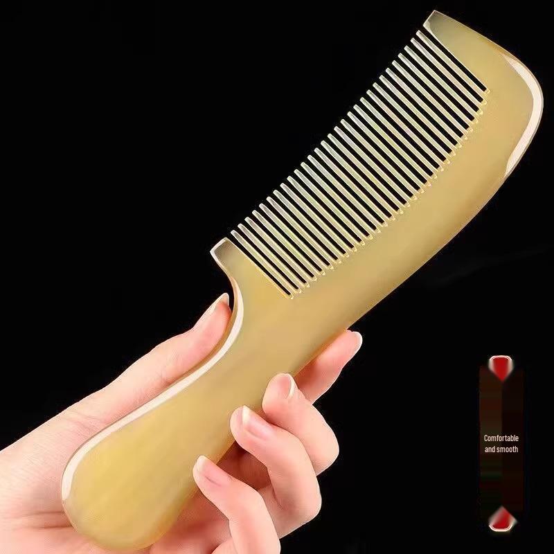 Peigne de Massage du Cuir Chevelu Compact en Croissant - Plastique, Caoutchouc, Design Portable Sans Manche