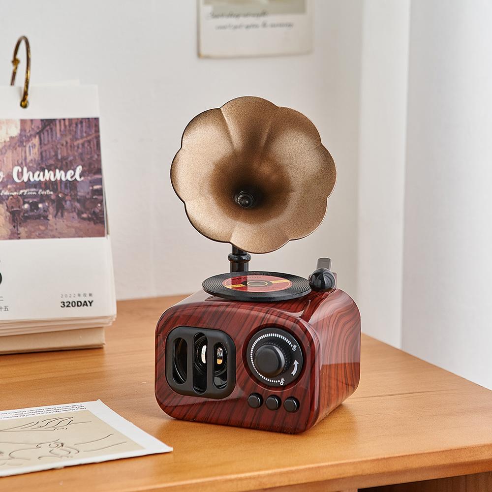 Carillon antico Decorazioni Scrivania di casa Estetica Artigianato in plastica Ufficio Computer Scrivania Accessori Retro Miniature Ornamento Regalo
