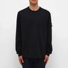 STONE ISLAND Crew Neck Pullover Long Sleeve Sweatshirt Men Sweatshirt Navy-Blue 731564450-V0020
