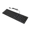 Arabic Keyboard 104 Keys USB Interface Wired Design Black ABS Material Office Keyboard for Desktop Computers