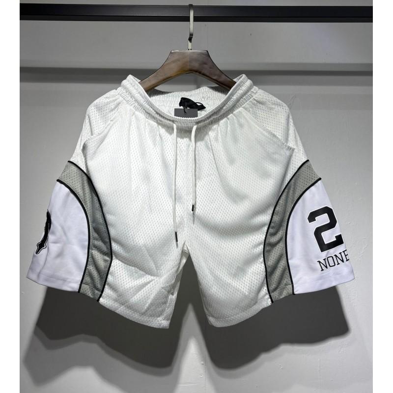Mens Womens Breathable Mesh Sport Set - Quick Dry Short Sleeve Tee Shorts Loose Fit Streetwear