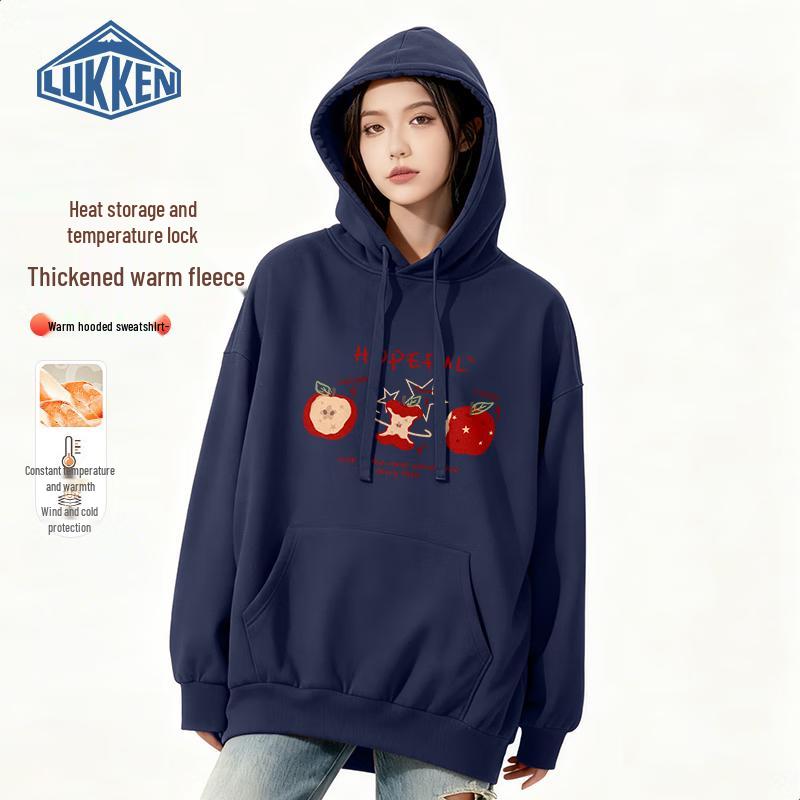 

LUKKEN Women s Plush-Lined Hooded Sweatshirt L