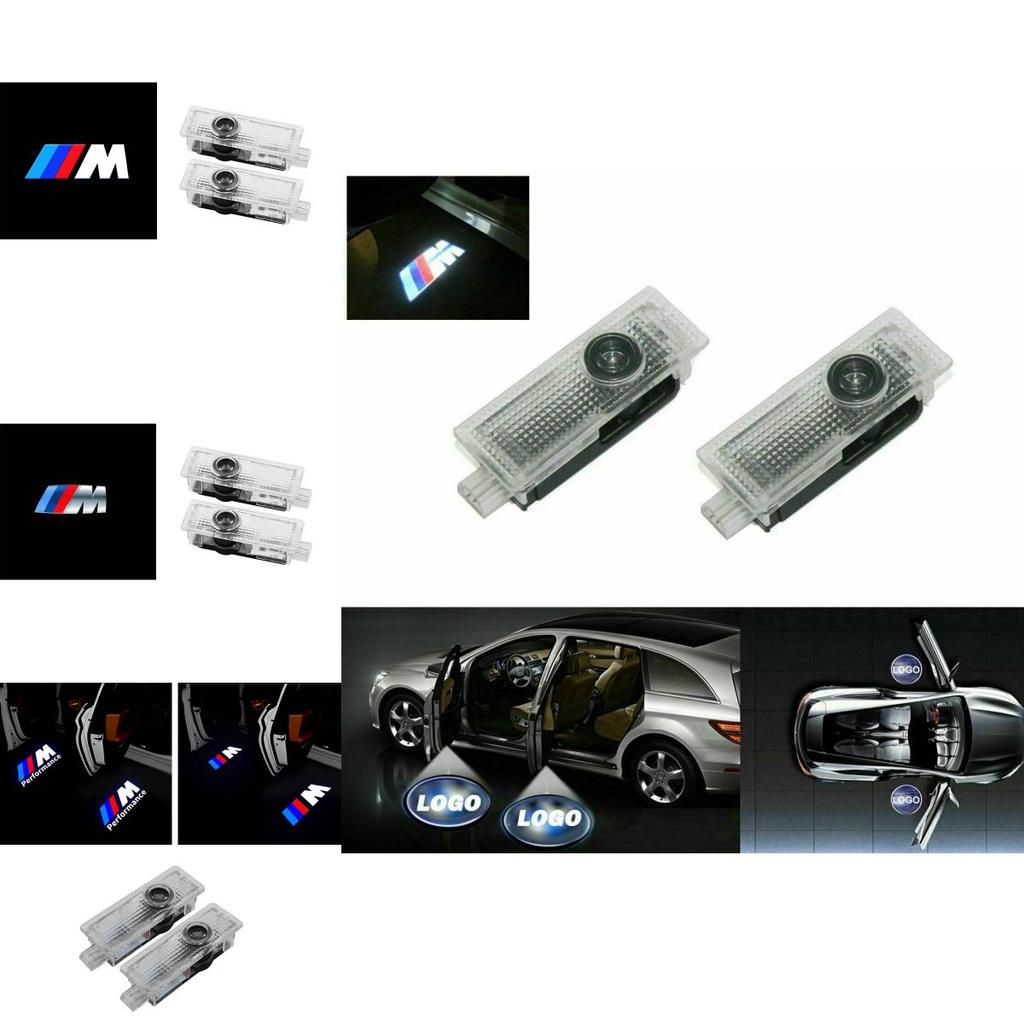 Lumières de logo de porte de voiture à LED luxueuses pour BMW Remplacement simple Couleur blanche Durée de vie 100 000 heures