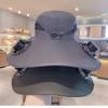 Xin Jing Zhou Solar-Powered Large Brim Cooling Fisherman Hat