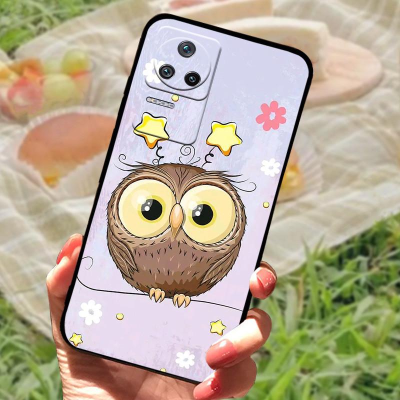 Für Poco F4 5G Hülle Poco F5 Pro Silikon TPU Bumper Weiche Handyhülle Für Xiaomi Poco F4 GT 5G Cartoon Tier Hülle Fundas Cases