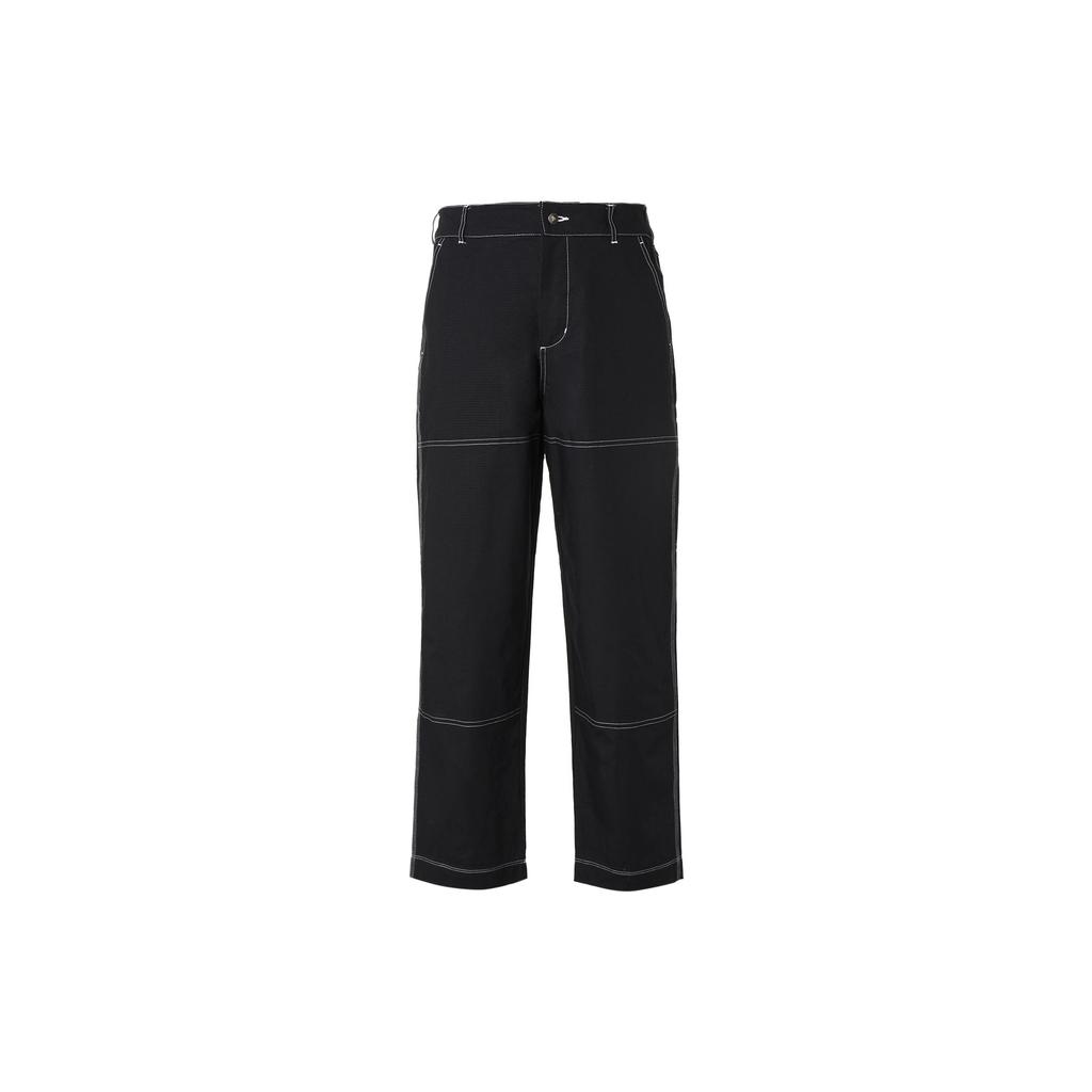 Nike Casual Pants Men's Black Moderate Straight Fit Pants FB8429-010