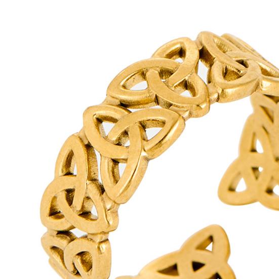 Adjustable Rings Lightweight Comfortable Anti-Oxidation Ring Exquisite Craftsmanship Versatile Open Ring for