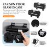 Car Sun Visor Glasses Case Anti-Scratch Sunglasses Storage Box For M3 M5 M6 Performance X1 X2 X3 X4 X5 M F01 Alpina F20