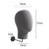 Mannequin Head Model Hat Rack Wig Display Durable Stand Wall Mounted for Hats