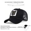 Unisex PANTHER Stickerei Baseball Netzmützen Frühling und Sommer Outdoor Verstellbare Lässige Hüte Sonnenschutzhut
