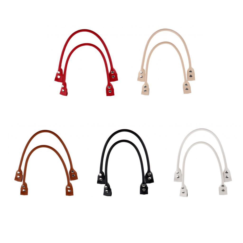 2x Genuine Leather Handbag Detachable Bag Strap Replacement Bag Accessories 58cm