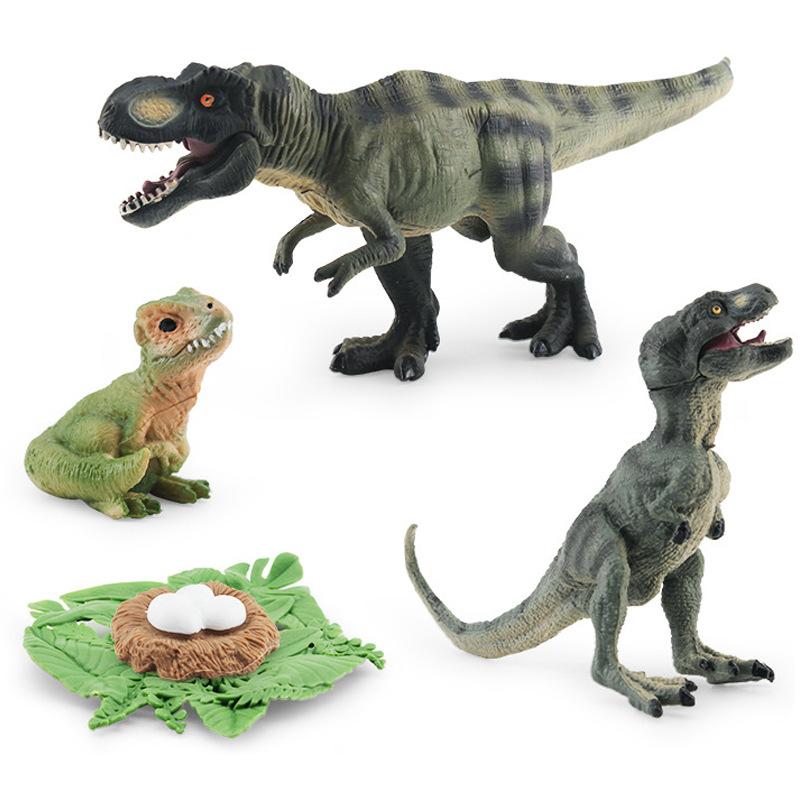 Simulation Jurassic Dinosaur Growth Cycle Model Puzzle Cognition Pterosaur Tyrannosaurus Growth Process Static Ornament