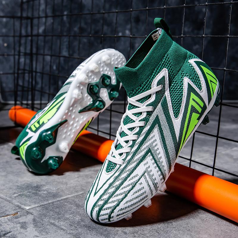 

Manufacturer football shoes men s and women s long broken nails football shoes professional high-top training sneakers factory help 2025 48