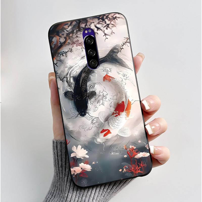 For Sony Xperia 1 Casing Luxury Cute Love Rabbit Funny Black TPU Soft Silicone Protective Back Cover For Sony Xperia1 Phone Case