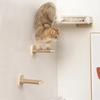 Wandmontierte Katzenkletterregale Katzenbaumturm Hängematte Kratzbäume Katzen Sitzstangen Kätzchen zum Schlafen Spielen Krallenschleifen