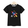 2026 New Boys Short Sleeved T-shirt New Space Rocket Cartoon Clothing Baby Kids Summer Shirt Tops 3-14T