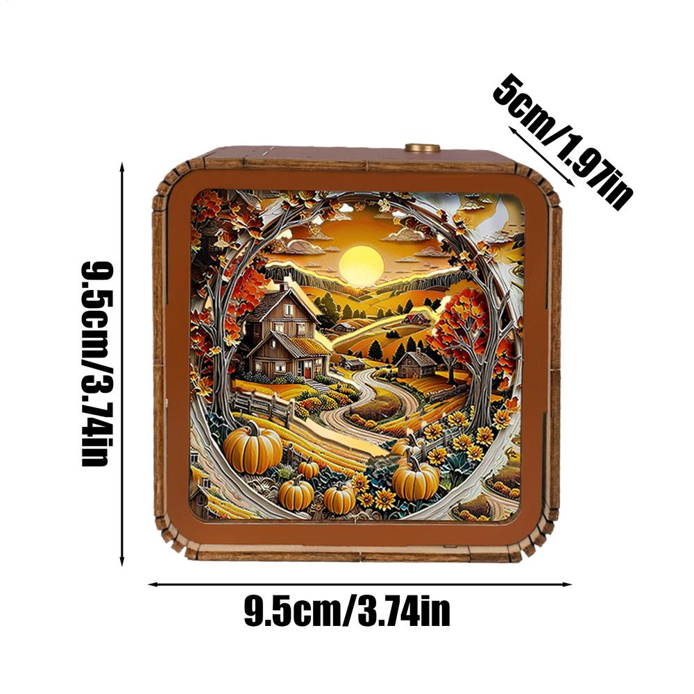 

Рождественские деревянные пазлы 3D Ночник Деревянное искусство Ночник Сделай сам Ремесло Домашний декор для стола Подарки на Рождество День рождения Свадебное украшение