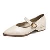 New Style Fashionable Comfortable Elegant Toe Shoes Women's Sweet Cool Mary Jane Shoes Evening Night Versatile Scoop Shoes