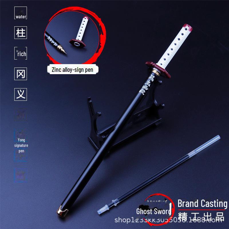 Убийца демонов: Кимэцу но Яиба — модель металлической ручки: Тандзиро, Зеницу и серия Хашира Water column pen