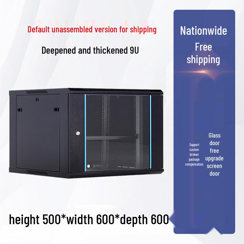 Wall-Mounted Network Rack: 6U/4U/12U Small Cabinet for Monitor Equipment and Switches