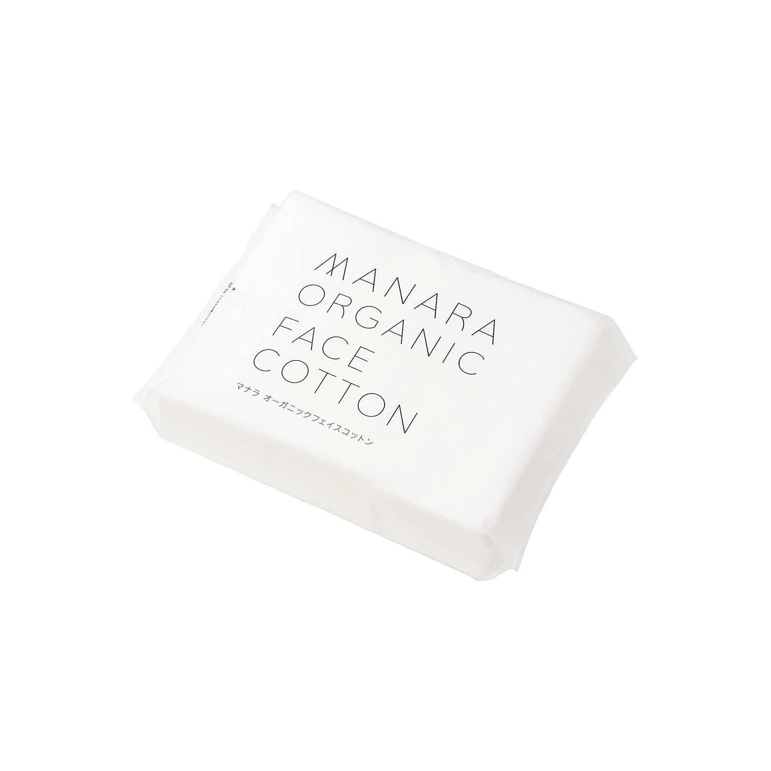 MANARA Organic Face Cotton 60 Sheets - Gentle on Skin No Pilling
