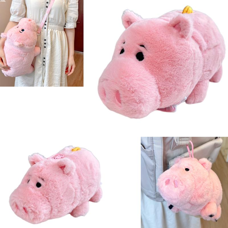 Toy Hamm Story Cartoon Plush Toy Doll Crossbody Bag Pendant Decoration Girl Gift