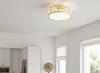 Vetro - crystal ceiling lamp 50cm gold